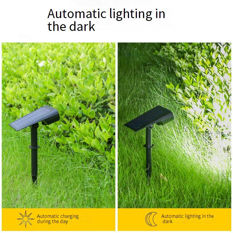 Bahçe ve Çim İçin Ultra Parlak Güneş Enerjili LED Spot Işığı - Hareket Sensörlü Su Geçirmez Dış Mekan Zemin Lambası, Sıcak Beyaz (39 LED, 6-12 Saat Çalışma Süresi)_voghion.com