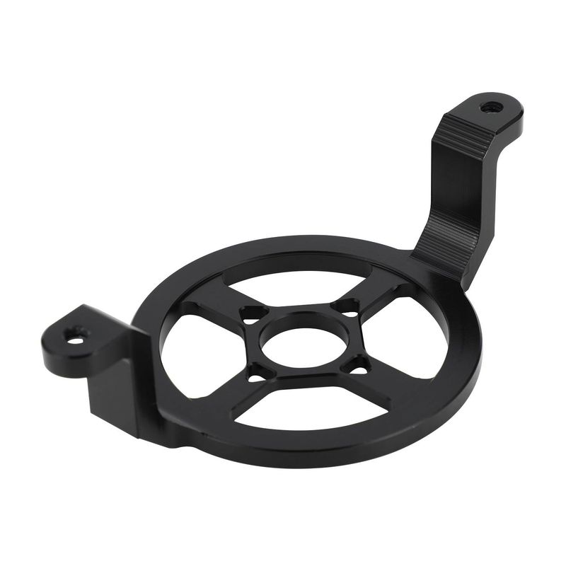Copertura per motore di bici elettrica fuoristrada con protezione per puleggia - Protezione durevole per modifiche di bici elettriche (14x10x3 cm, nero)_voghion.com