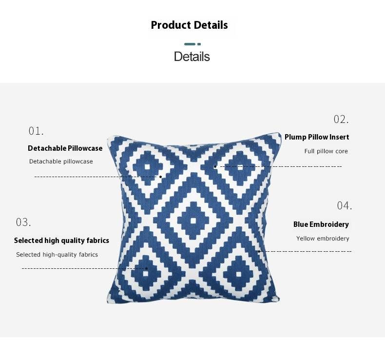 Minimalist Pillow Cushion Set – 45x45cm Soft PP Cotton Filled, Breathable Pure Color Cover, Zen Home Decor For Sofa/Bed_voghion.com