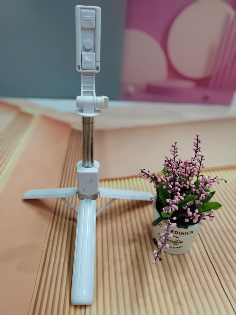 Hot Selling Bluetooth Phone Selfie Stick Multifunctional Live Streaming Camera, Fill Light, Fold In One Three Legged Phone Holder_voghion.com