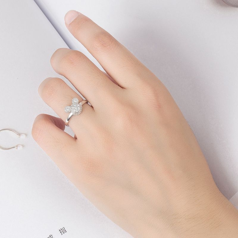 Anello in argento sterling mini squisito alla moda per donna, dolce gioiello da donna, intarsiato con zircone, regalo di compleanno_voghion.com