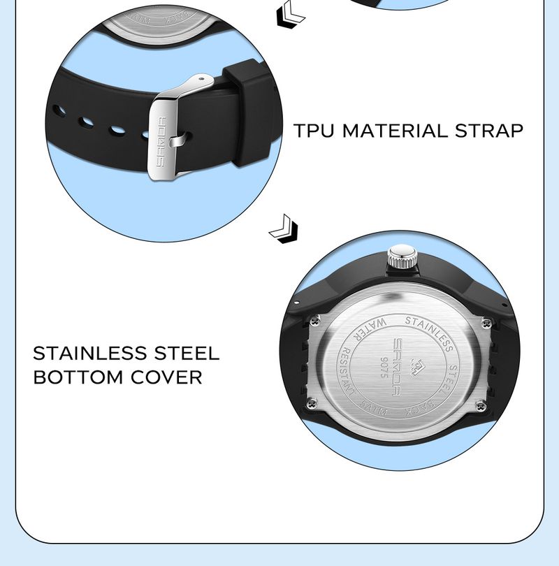 Fashion SANDA Simple Female Student Fashion Multi Functional Multi Functional Student Quartz Watch Waterproof_voghion.com