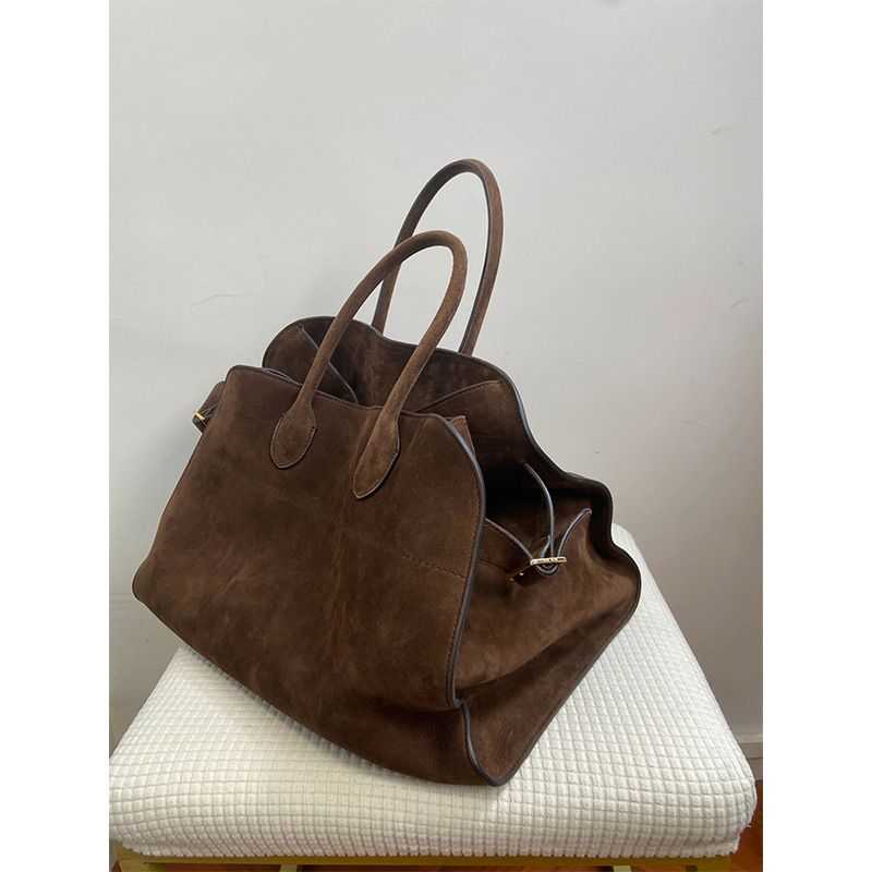 Borsa a tracolla da donna autunno inverno 2025, design di nicchia di alta qualità, grande capacità, in pelle scamosciata_voghion.com