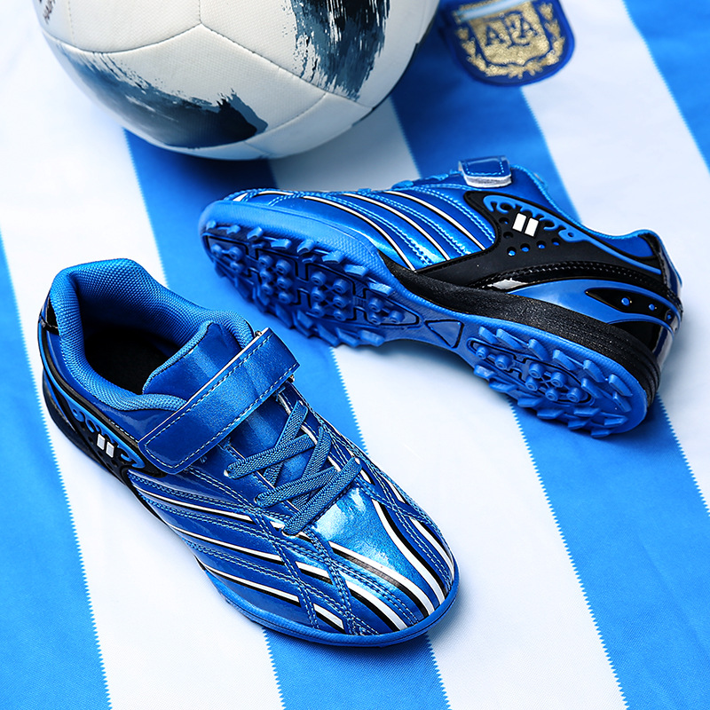 2023 New Student Children's Velcro Shattered Nail Training Shoes Football Boots_voghion.com