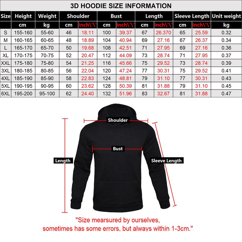 Lässiger Kapuzenpullover-Anzug für Herren mit 3D-Druck in großer Größe_voghion.com
