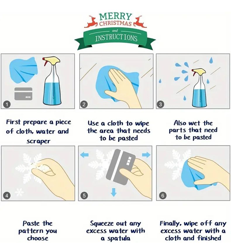 1Pc45Cm*60Cm Christmas Decorative Window Stickers Bow Waistline Glass Stickers Party Atmosphere Scene Layout A Whole Electrostatic Window Grilles_voghion.com