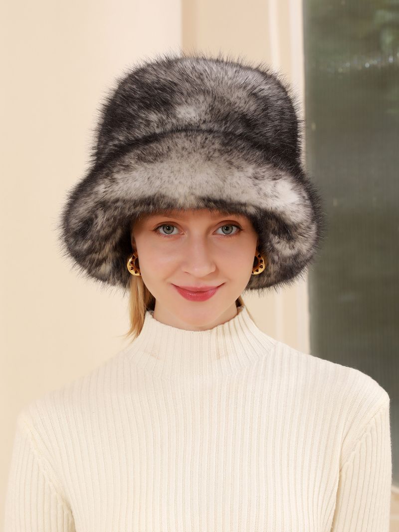 Cappello da pescatore antifreddo versatile per bambini, autunno inverno, spesso, in pelliccia di coniglio, antivento e caldo_voghion.com