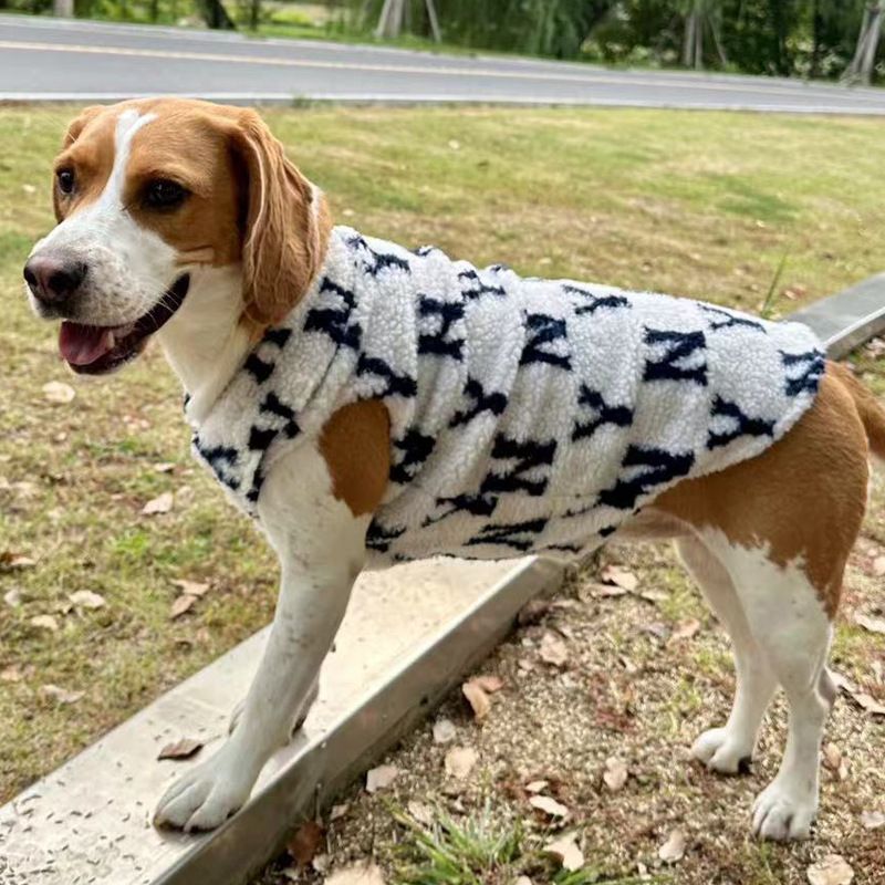 Dog Clohes Trendy Brand Large Medium Small Dogs Beagle Golden Reriever Samoyed Corgi Bichon Pe Auumn Winer Warm_voghion.com