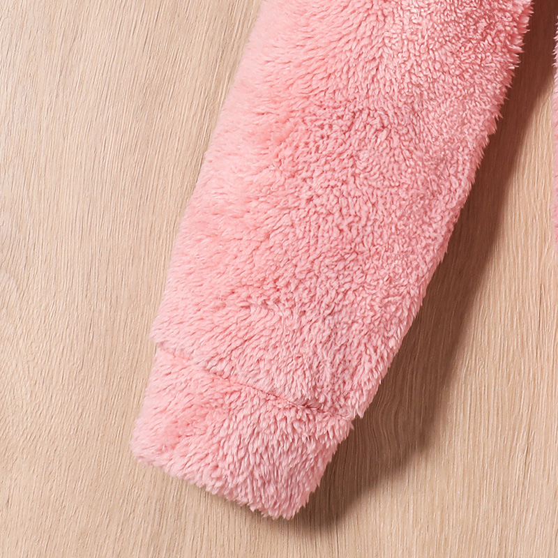 Kinder Frühjahr Neue ärmeln Kapuzenpullover Lange Hosen Plüsch Casual Zwei stück Set für Mädchen_voghion.com