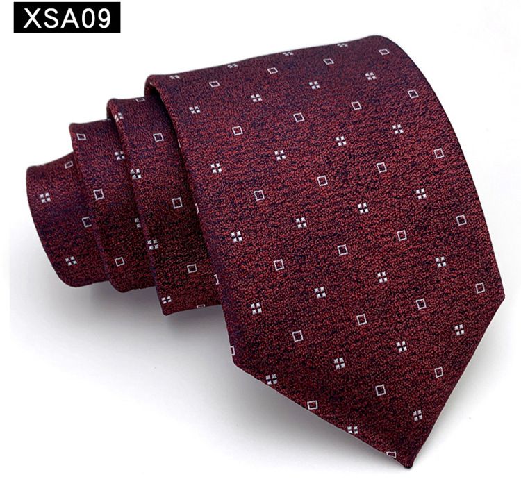 Corbata de boda para novio, ocasión roja, traje elegante y atractivo, vestido formal, cuello, huella de mano tradicional en versión amplia_voghion.com