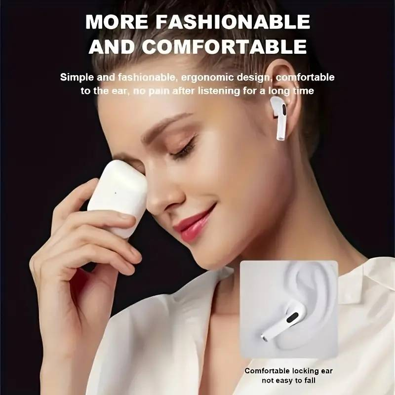 Pro 4 TWS Kabellose Kopfhörer, Kopfhörer-kompatibles wasserdichtes Headset mit Mikrofon für IOS und Android Pro4-Ohrhörer_voghion.com