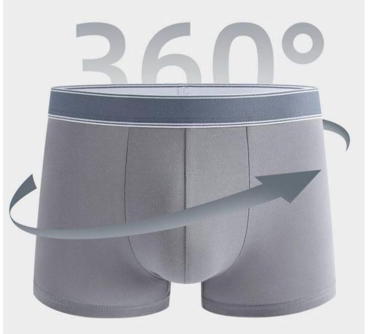 4PCS Boxer Shorts Large Size Seamless Cotton File Men's Boxer Shorts Summer Thin Section Siza L-3XL_voghion.com