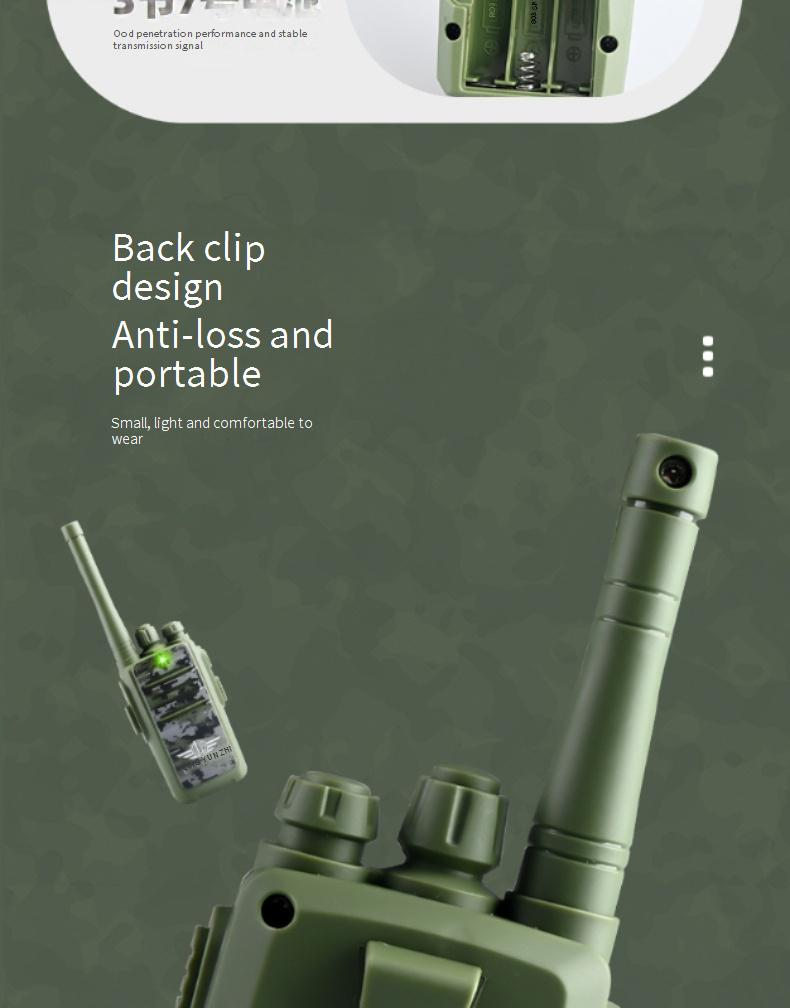 Walkie Talkie Children's Walkie Talkie, Outdoor Long Distance Conversation, Parent Child Interaction, Play House Pager, New Electronic Toy_voghion.com