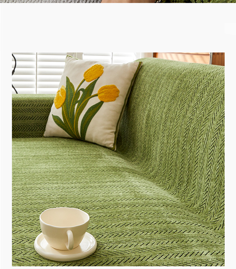 Simple Modern Solid Color Sofa Towel Universal Sofa Cover Cloth For All Seasons All Inclusive One Piece Anti Cat Scratching Sofa Cover Blanket_voghion.com