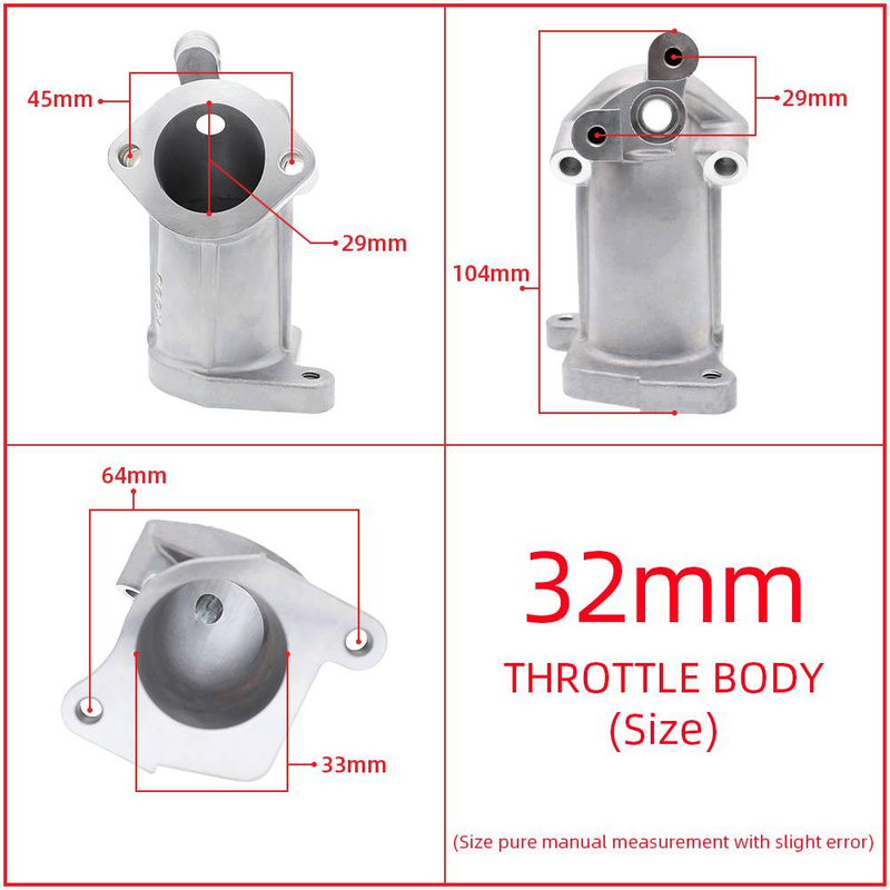 Intake Manifold For Honda VARIO150 CLICK150 CLICK150 I CLICK125 28mm 30mm 32mm 34mm Motorcycle Intake Manifold Throttle Body_voghion.com