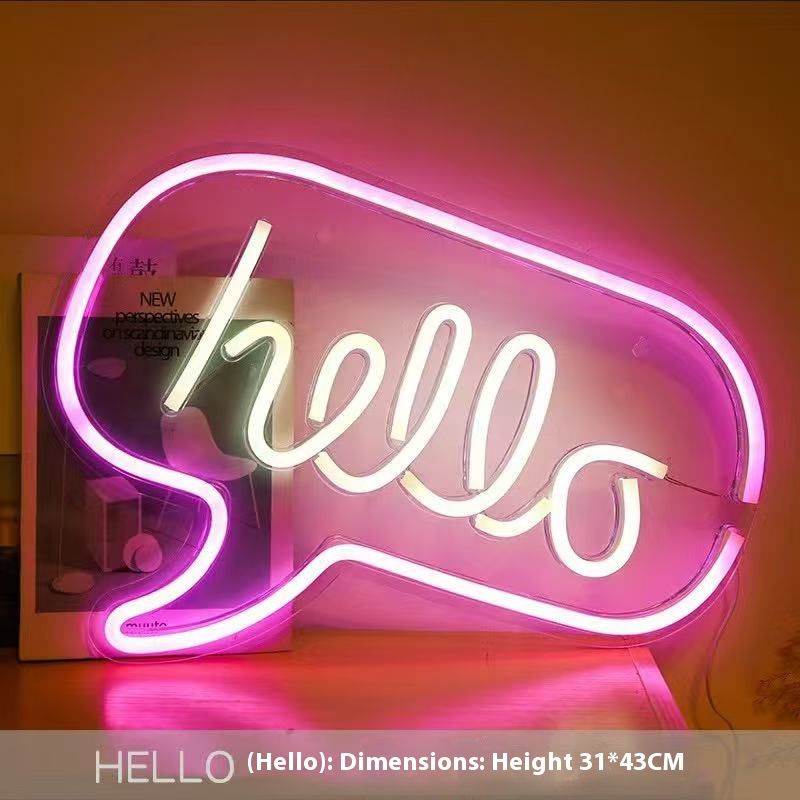 Insegna al neon a LED - Decorazione per giochi e bar con oltre 36 design (controller di gioco, saluti, teschio, arcobaleno, amore, ecc.) - Applique RGB in acrilico_voghion.com