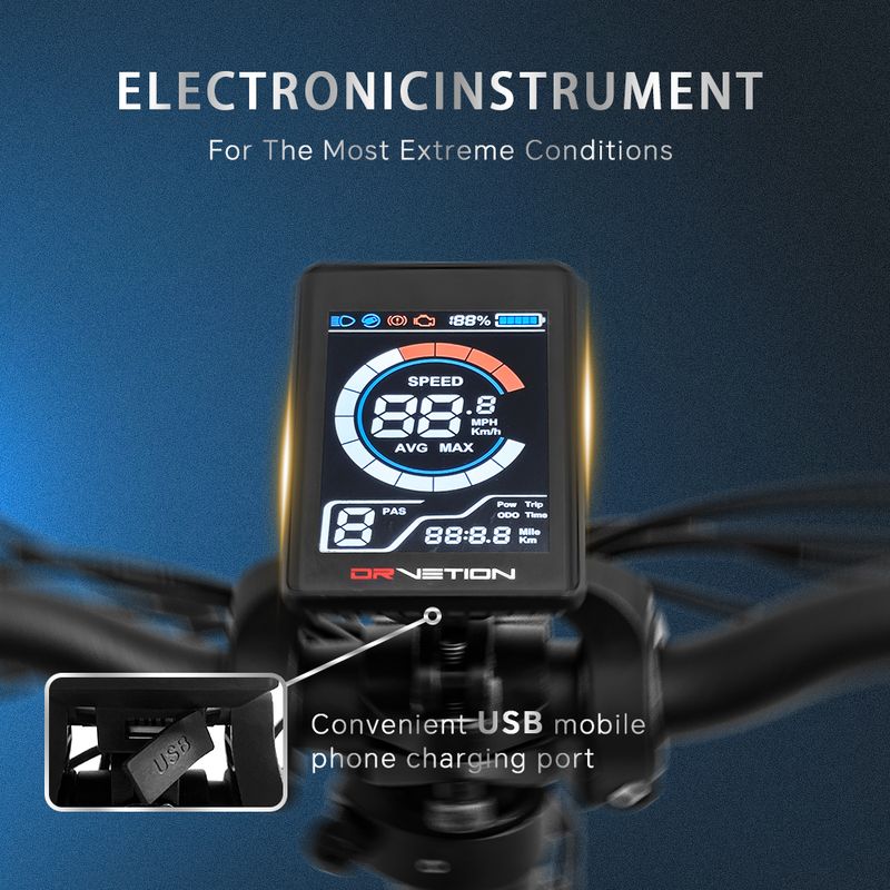 DRVETION CT20 Step-Thru Electric Bike 250W Motor 48V 15Ah Battery_voghion.com