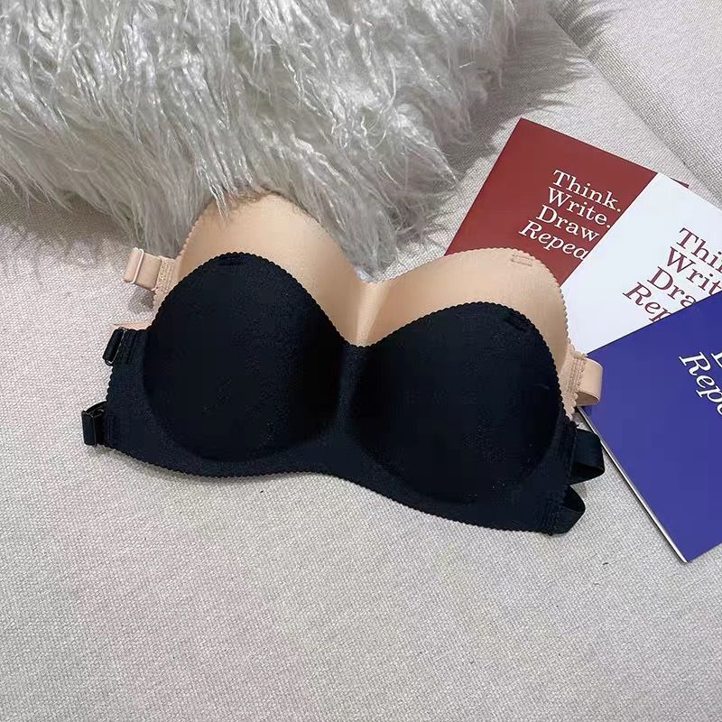 Kaka Women's Strapless Push Up Anti-Slip Invisible Bra_voghion.com