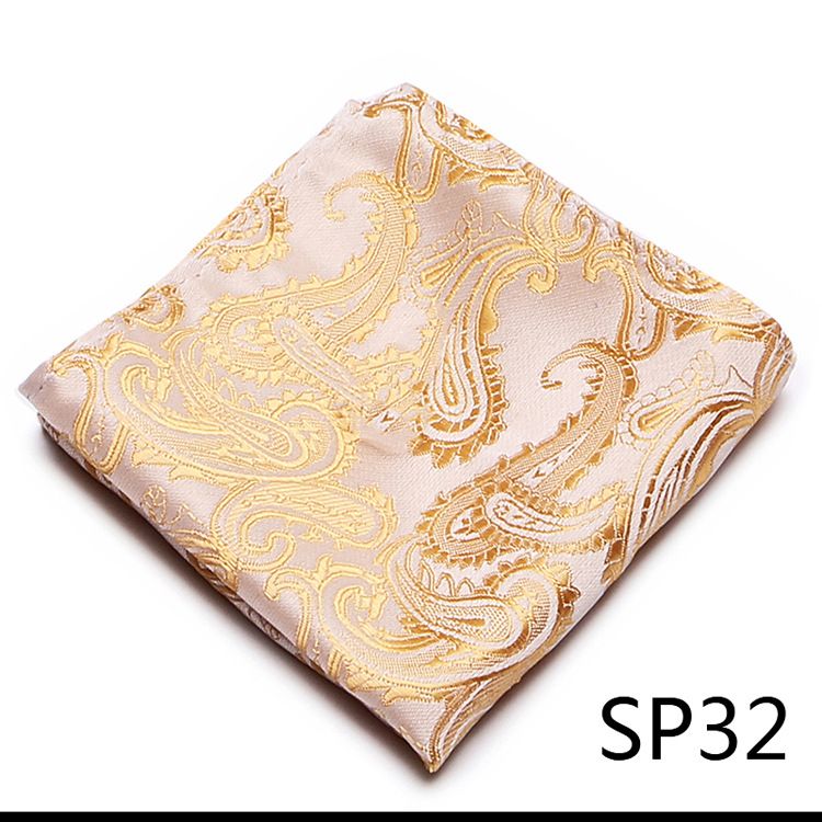 Heren Brits patroon effen kleur polyester zijden vierkante sjaal bruiloft pak zakdoek overhemd klaar op voorraad_voghion.com