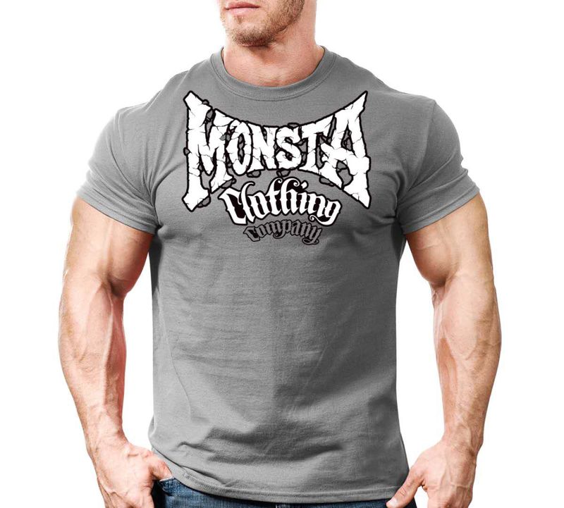 Camiseta de manga corta de algodón para deportes nuevos de hombre, Fitness, ejercicio de carrera, camiseta con estampado grande_voghion.com