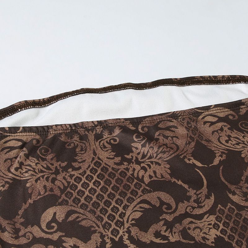 Stampato all'interno, senza spalline all'esterno, design di abbigliamento femminile 2025 con un senso di vita che stringe, che mette in mostra l'antico_voghion.com