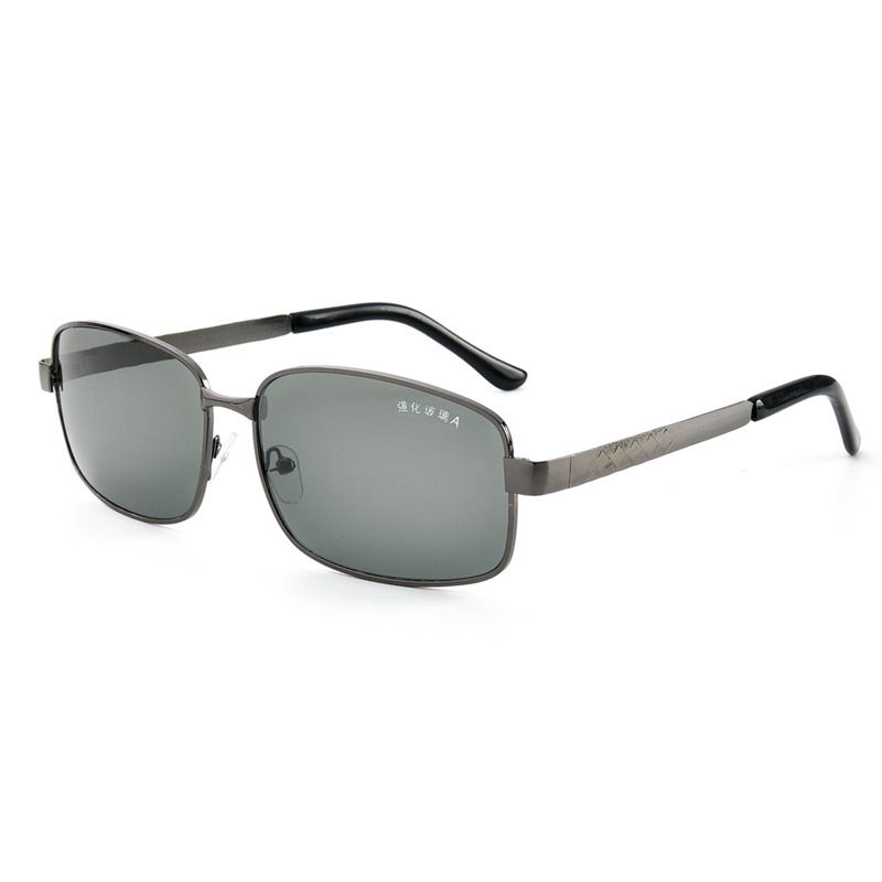Gehärtete Glaslinse HD Kratzfeste nicht polarisierte Sonnenbrille Fahrerbrille 9838_voghion.com