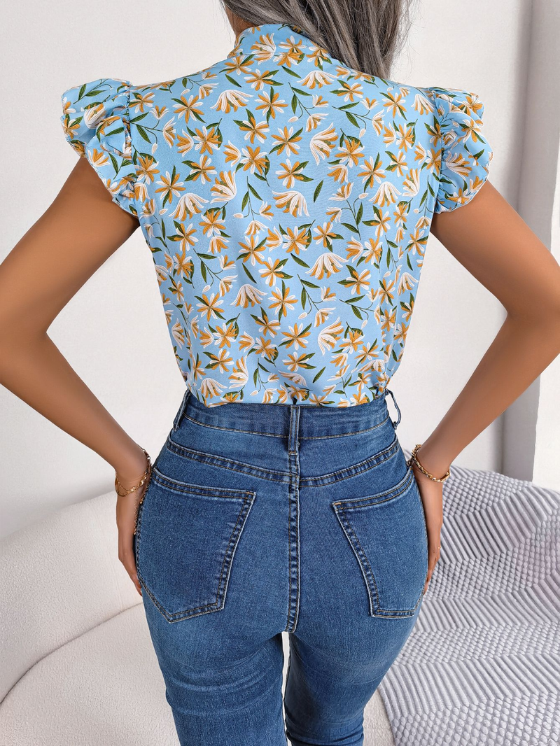 Dames Tops Trendy Grafische Workout Tops Plus Size Korte Mouw Y2K Tops Chiffon Zomer Blouses Flowy Shirts Party Tuniek_voghion.com
