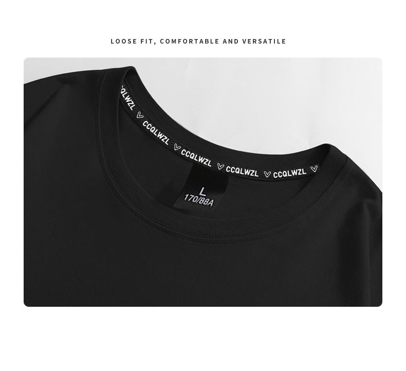 Férfi ruha Rövid ujjú póló női niche design érzelmes szerelmes kabát nyári lusta fiatalok ötnegyed ujjú_voghion.com