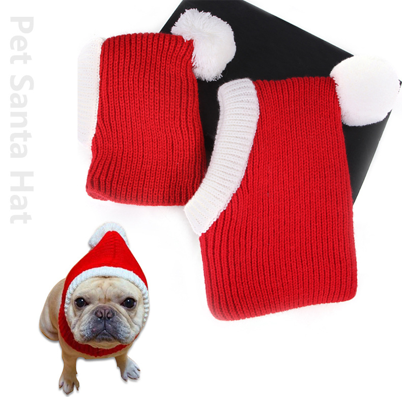 Gorro navideño para mascotas, gorro navideño para Halloween, gorro para gato, gorro divertido para oso de peluche_voghion.com