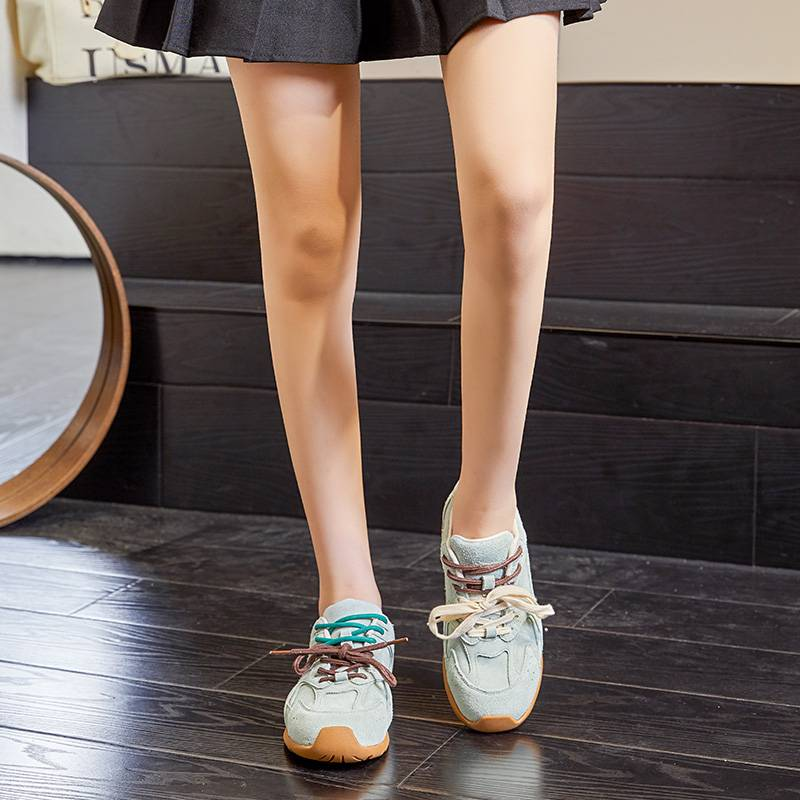 Mingliu Forrest Gump Shoes Women's 2025 Spring New Style Wasteland Vintage Dad Shoes Women's Casual Versatile Sports Women's Shoes Trend_voghion.com