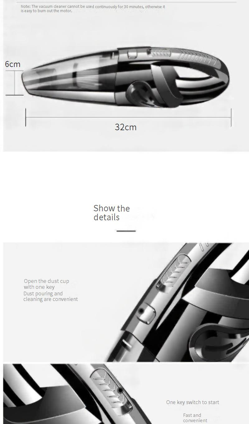 Vacuum Cleaner Car Vacuum Cleaner Multifunctional Wireless Car Home Dual Use Hair Cleaner Vacuum Cleaner High Power Wet And Dry_voghion.com