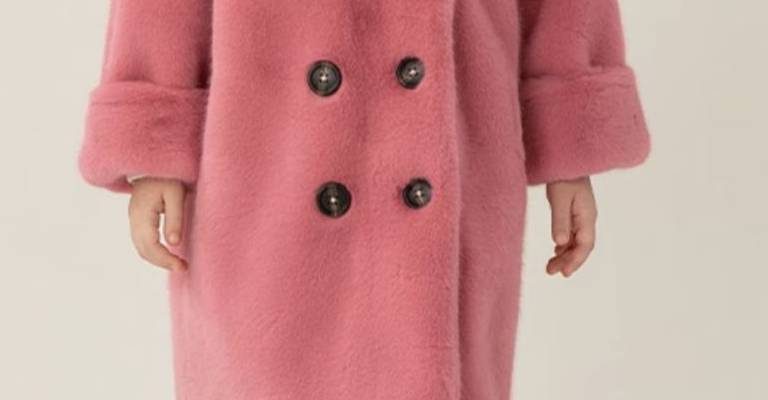 Autumn And Winter New Mink Fur One Piece Suit Coat Mid Length Fur Coat Girls Fur Double Breasted_voghion.com