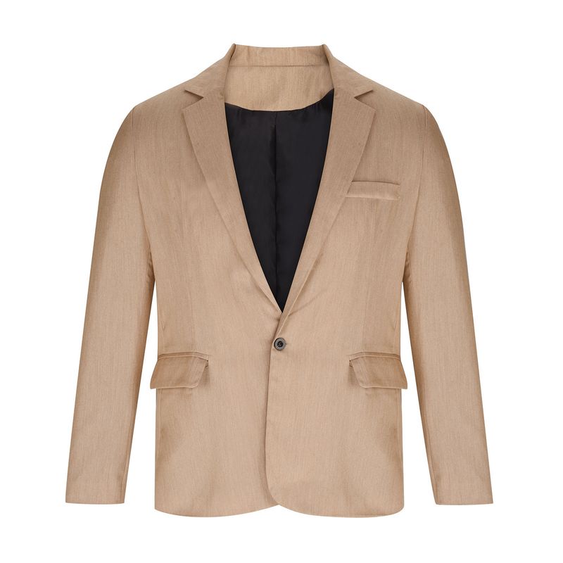 Giacca da uomo con un bottone, stile casual_voghion.com