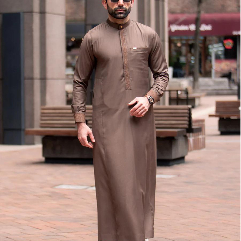 Vīriešu apģērbs Musulmaņu Tuvo Austrumu arābu vīriešu etniskais apģērbs Indijas kaftans_voghion.com