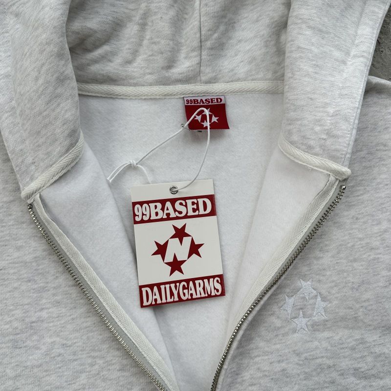 Herren-Kapuzenpullover mit Reißverschluss und gesticktem Schriftzug – Streetwear-Pullover für Männer und Frauen_voghion.com