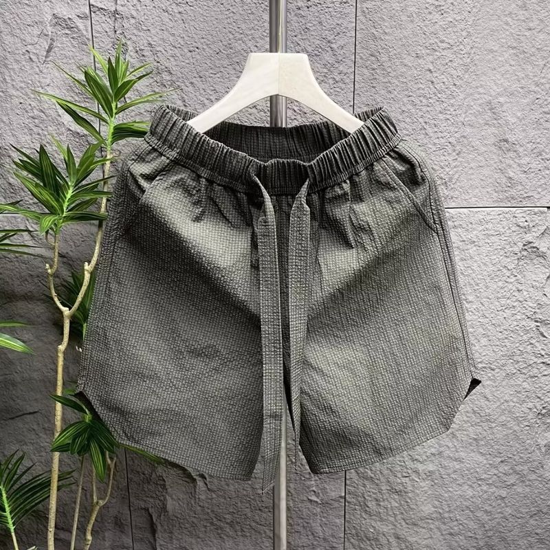 Summer men's minimalist style, bubble wrap, versatile casual shorts, thin, fashionable and trendy, loose fitting beach_voghion.com