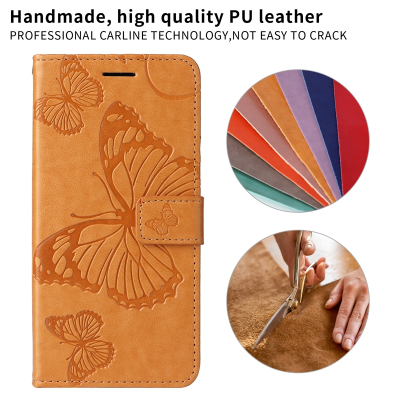 iPhone 14 Luxus Prägung Schmetterling Book Case für iPhone 11 12 13 14 Pro Max XR XR XS MAX 6 7 8 Plus Brieftasche PU Leder Fli_voghion.com