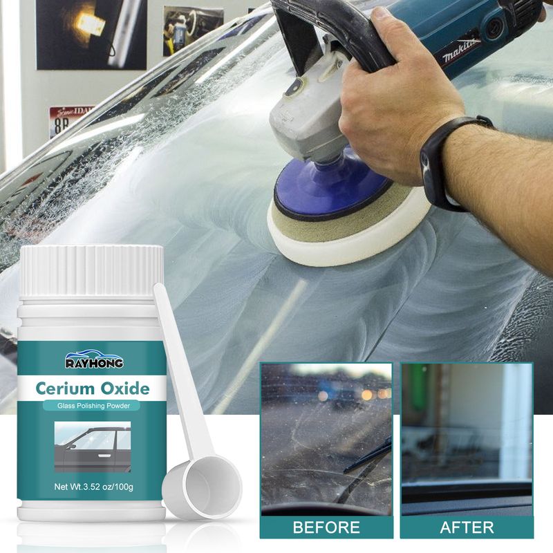 Glass Scratch Cleaning Powder To Remove Car Scratch Windshield Fog To Oil Cleaning Powder_voghion.com