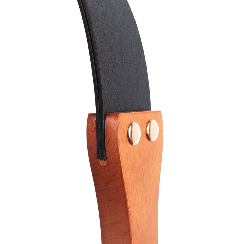Prodotti sessuali sexy in pelle nera anticata in legno più retrò con manico in legno spesso, racchetta in legno con manico in legno massello, doppia pelle per uomini e donne_voghion.com