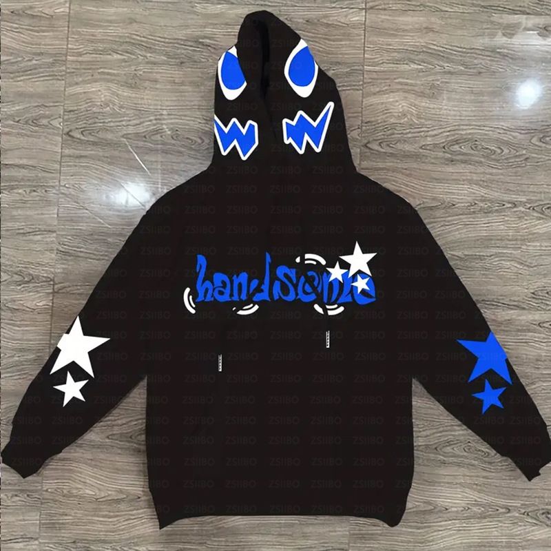 Sweat à capuche rétro streetwear Y2K avec imprimé graphique audacieux - Pull unisexe oversize pour les amateurs de mode urbaine_voghion.com