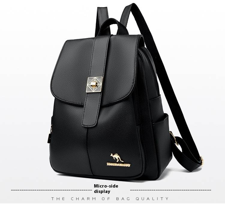 Borsa a marsupio 2024 Zaino in tinta unita alla moda semplice e versatile di nuova moda_voghion.com