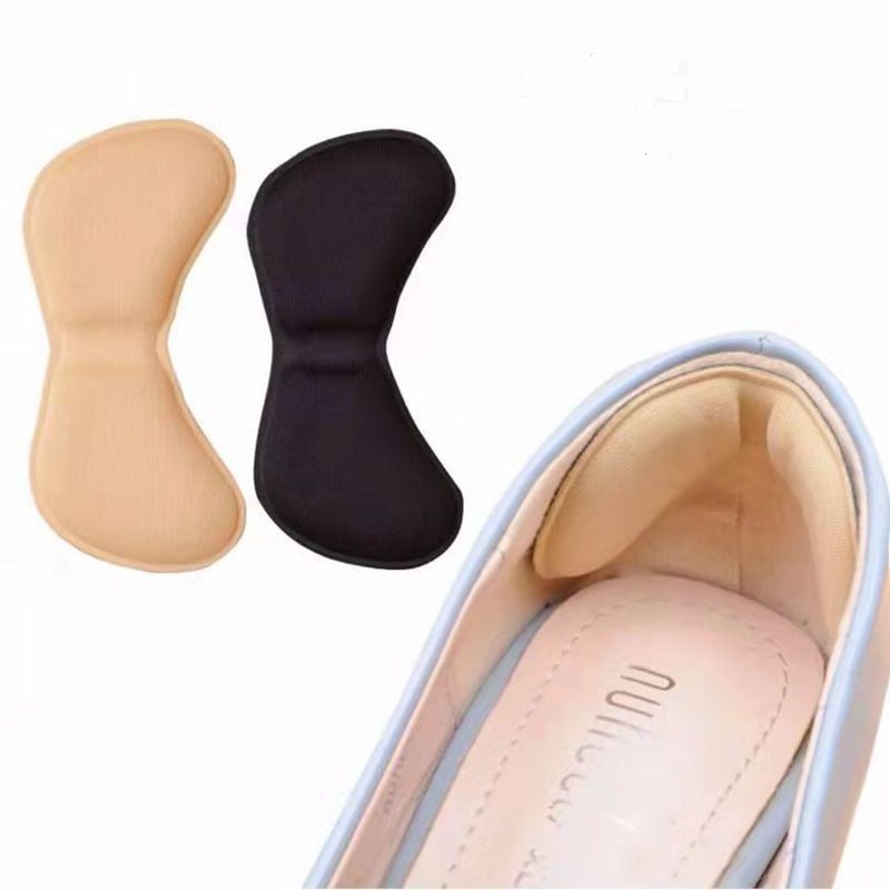 High Heel Fersenpolster Schwamm Anti-Reibung Fußpolster Schaum Verdickte Ferse Halbe Größe Pad Leder Schuh Fersenpolster_voghion.com