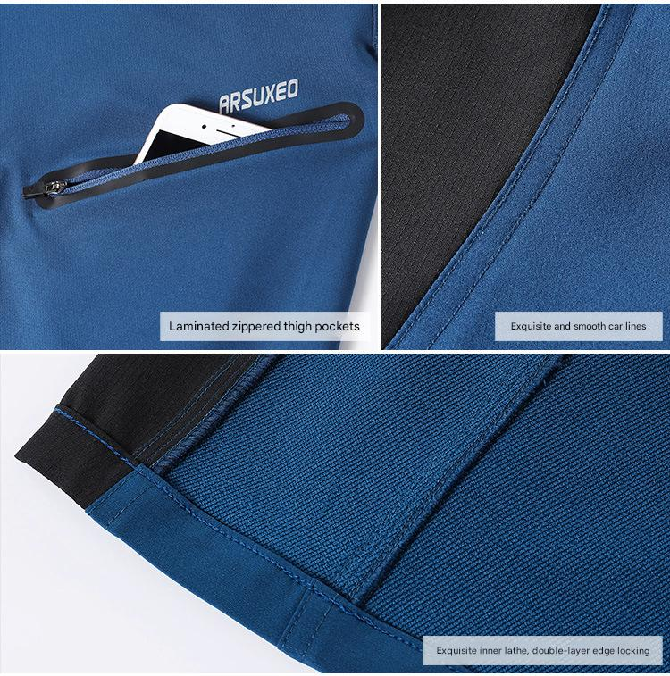 NOKO-ARSUXEO Casual Bergsklättringsshorts Terräng Mountainbike Professionell Cykling Andningsbara Svett Fempunktsshorts_voghion.com