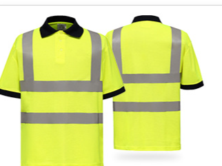 Men's Clothing Comfortable Breathable Reflective Polo Shirts Construction Site Construction Protective Reflective Clothing_voghion.com