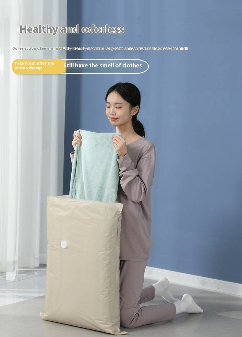 Vacuum Storage Bags – Space-Saving Compression Bags For Dorm, Home & Laundry (6 Sizes, No Pump Needed, Dust-Proof)_voghion.com