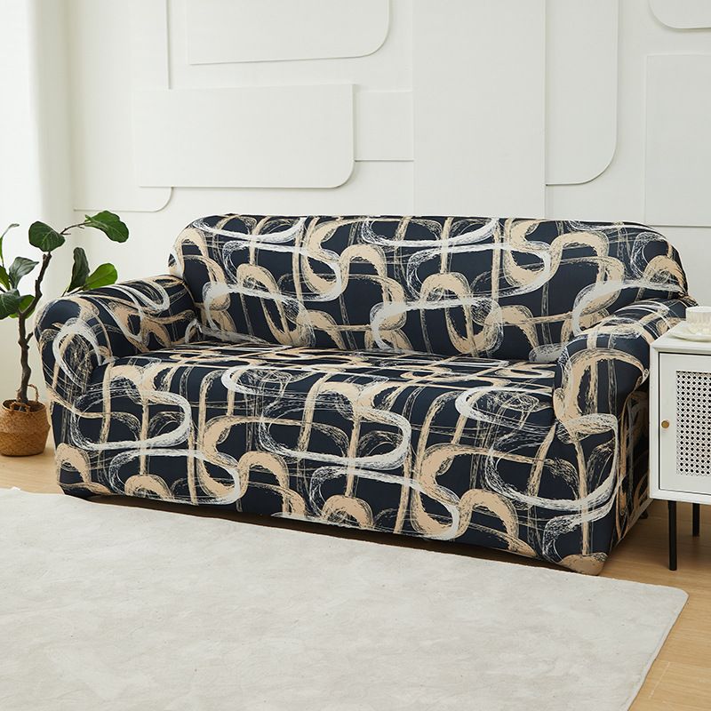 Copridivano elastico universale con federa - Protezione antiscivolo per divani componibili_voghion.com