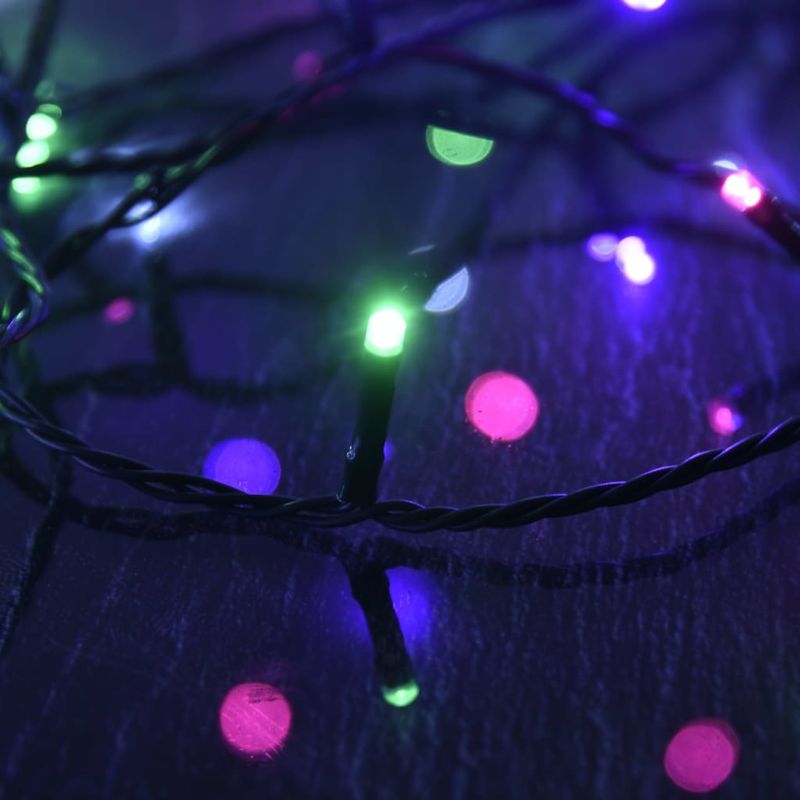 LED String with 300 LEDs Pastel Multicolor 98.4' PVC_voghion.com