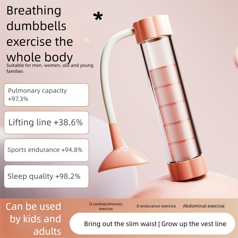 Breathing Dumbbells, Abdominal Breathing, Lung Capacity, Lean Belly, Running, Fitness Equipment, Respiratory Resistance Training, Breathing Dumbbells_voghion.com