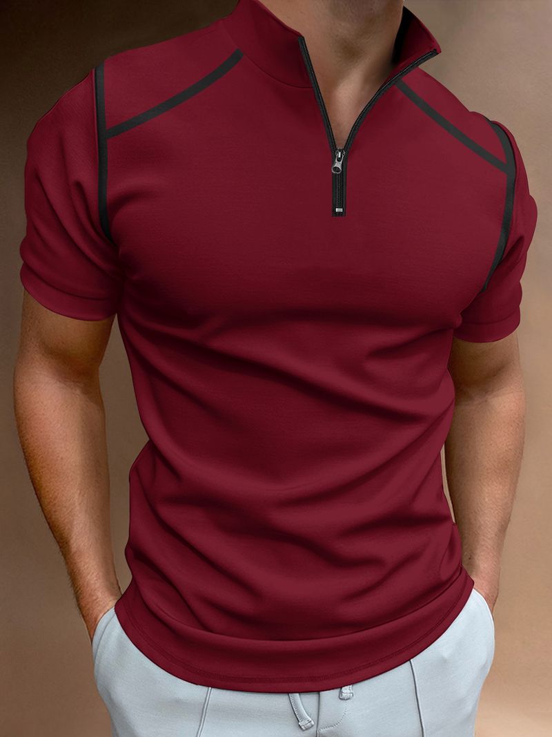 Men's Clothing Spring And Summer Fashion Henry Polo Shirt_voghion.com