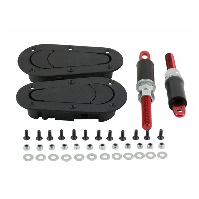 Car hood lock modification carbon fiber universal lock and racing accessories car hood lock_voghion.com